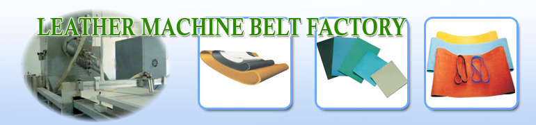 Leather machine belt factory